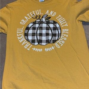 Kids Yellow Graphic T-Shirt